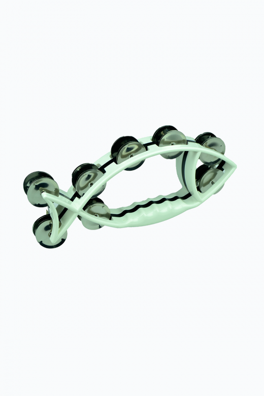 Alice Fish Durable Plastic Tambourine