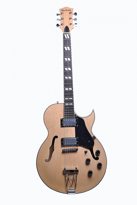 Glen Burton Hollow Body Electric Guitar