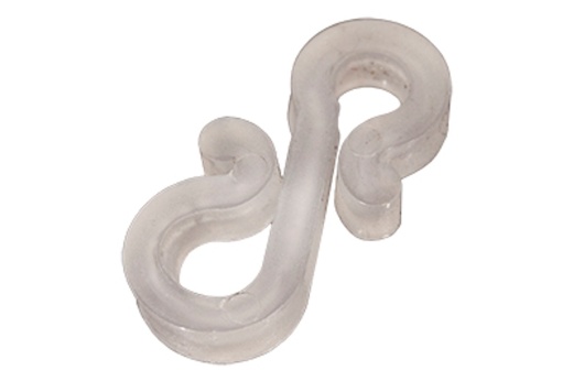 Mini Light Gutter Hooks (100 Pack) - Easy to Install and Remove