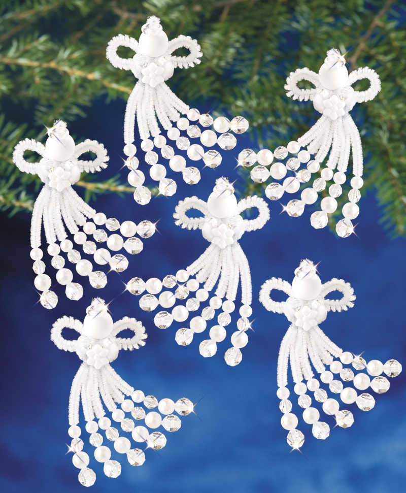 Beadery Holiday Ornament Kit Chenille Angel
