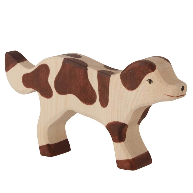 Holztiger Farm Dog Wooden Animal Figure