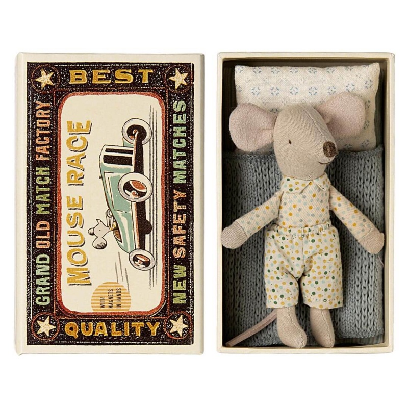 Little Brother Mouse In A Matchbox