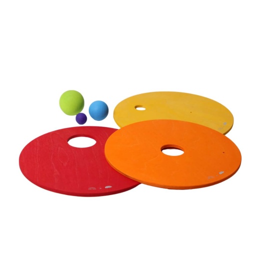Grimm's X Stapelstein Rolling Discs - Rainbow