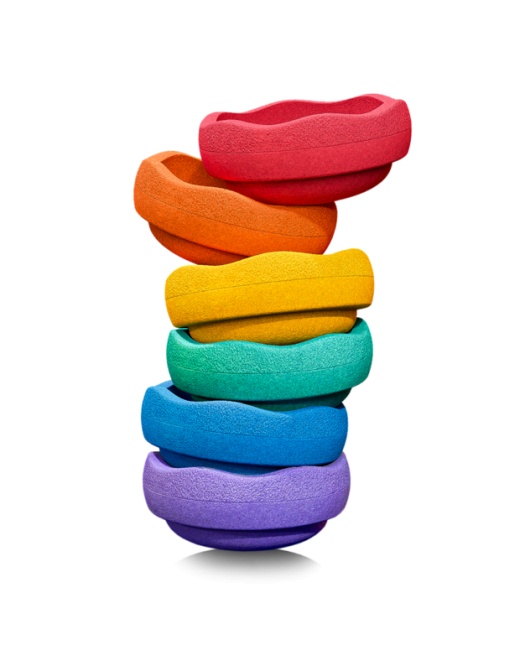 Original Rainbow Balance And Stepping Stone Set Classic