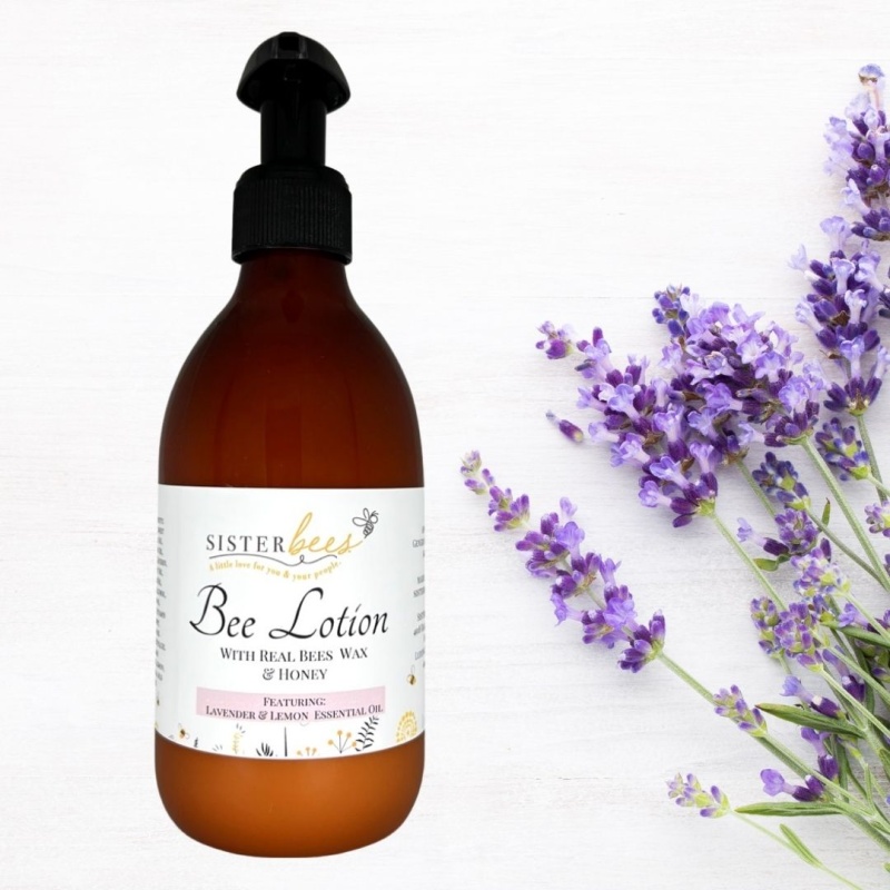 Bee Lotion- Lavender & Lemon (With Honey + Beeswax!)