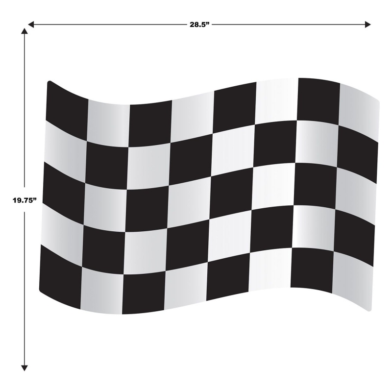 Jumbo Checkered Flag Cutouts