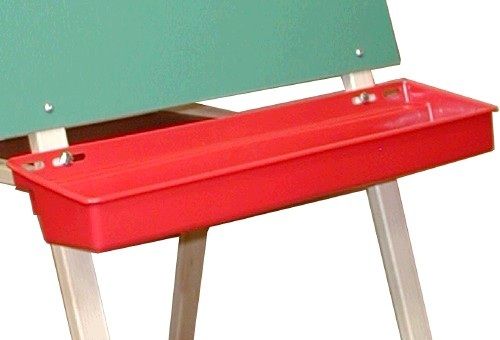 Red Plastic Paint Tray by Beka - Upgrade Your Art Workspace Today!