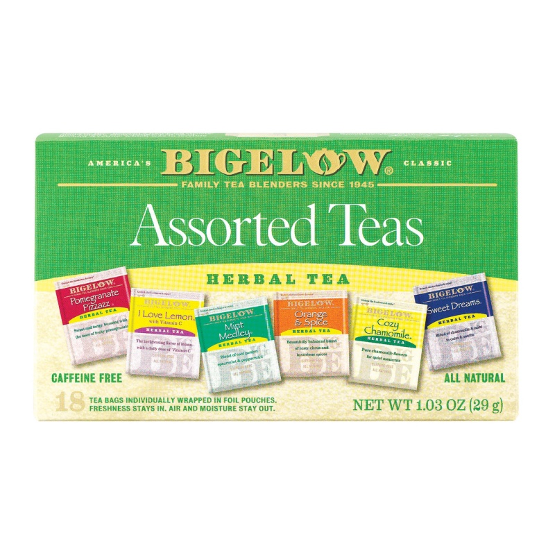 Bigelow 6 Assorted Herbal Teas (6X18 Bag )