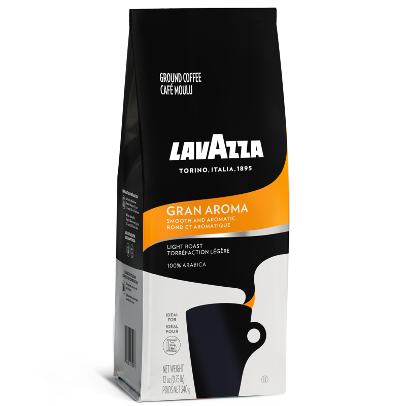 Lavazza Gran Aroma Medium Roast Ground Coffee (6X12 Oz)