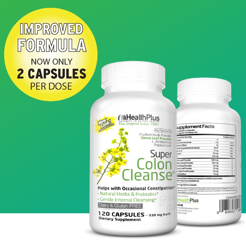 Health Plus Super Colon Cleanse 1x120 Cap 