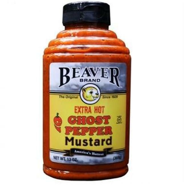 Beaver Ghost Pepper Mustard (6X13 Oz)