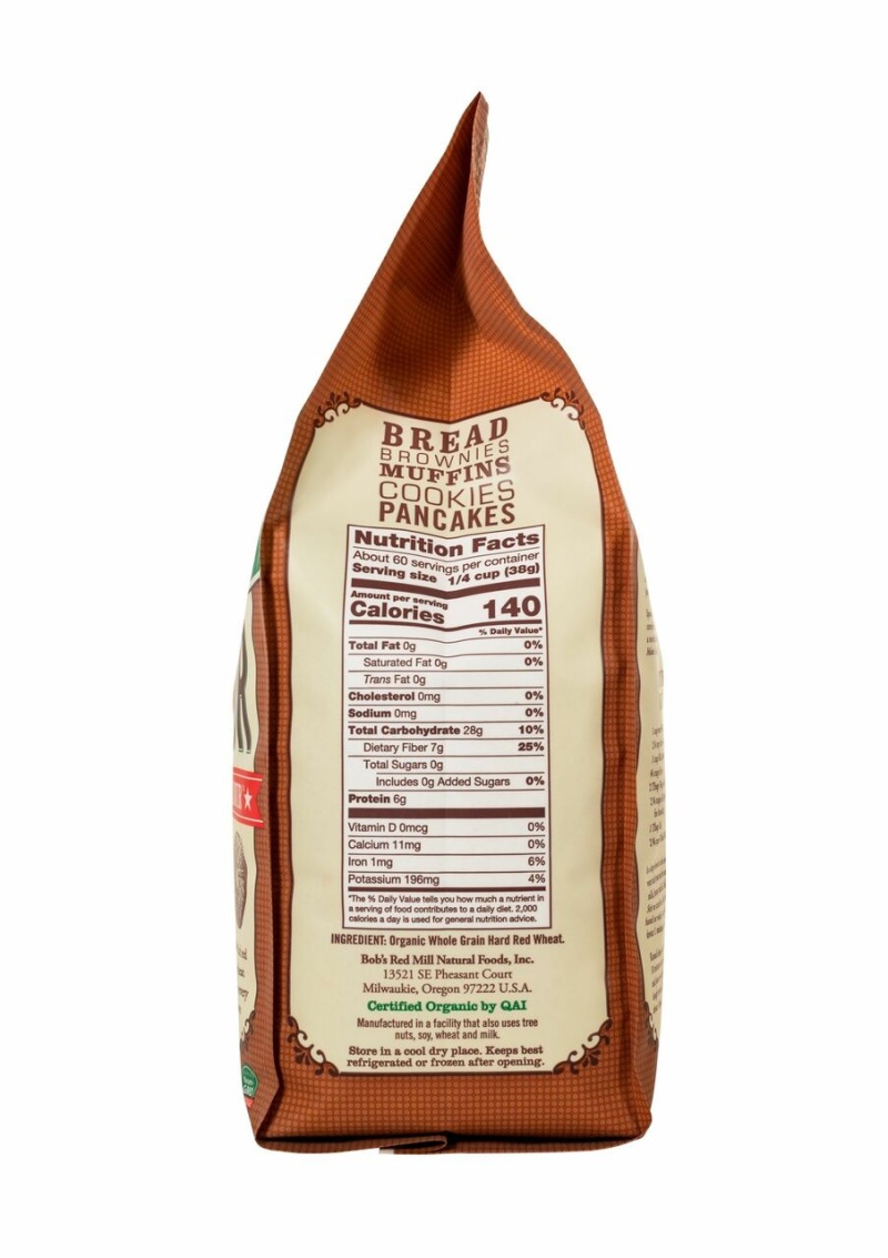 Bob's Red Mill Whole Wheat Flour (4X5lb)