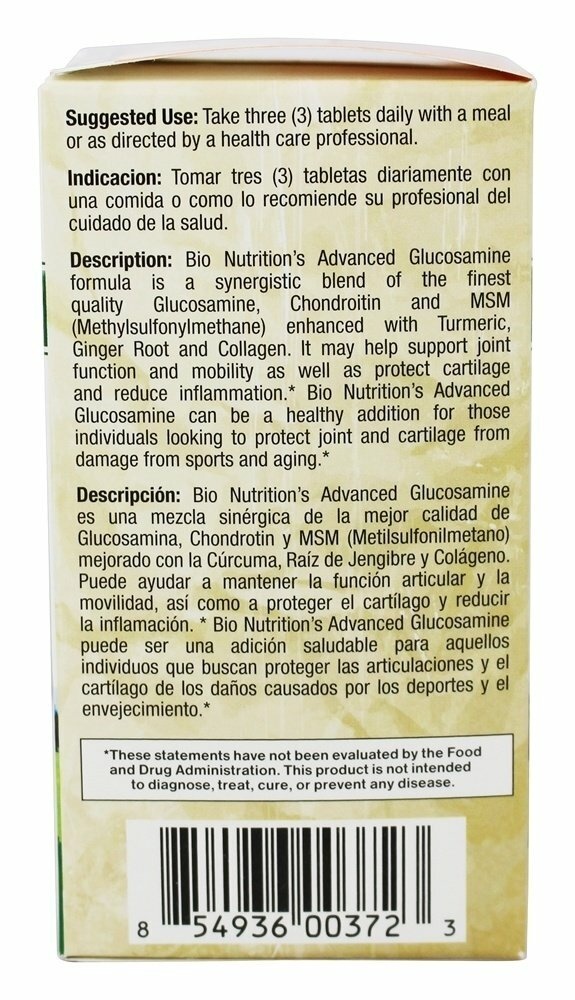 Bio Nutrition Advanced Glucosamine 90 Tablets