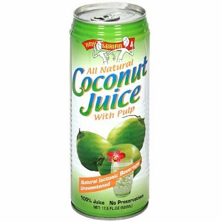 Amy & Brian Natural Coconut Juice With Pulp (12X17.5 Oz)