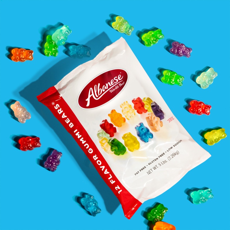 Alb 12 Flav Gummy Bears ( 4 X 5 Lb )