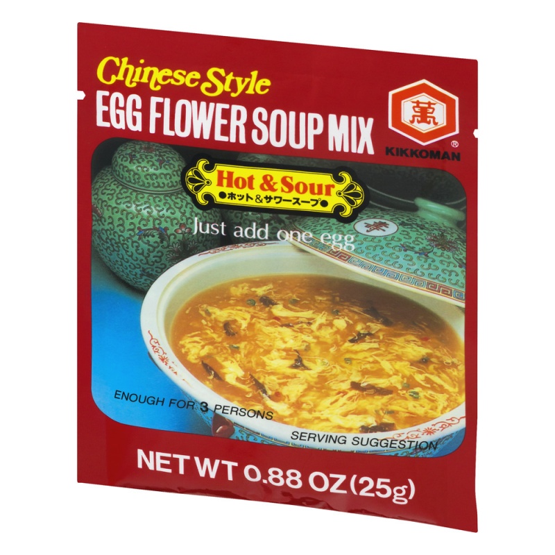 Kikkoman Egg Flower Soup Hot And Sour 12x088oz