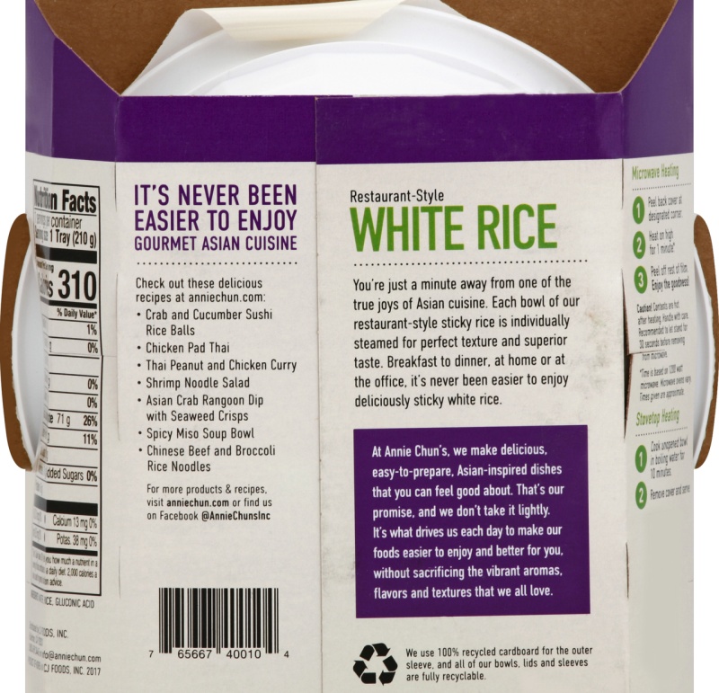 Annie Chun's Rice Express Sticky White Rice (6X7.4 Oz)