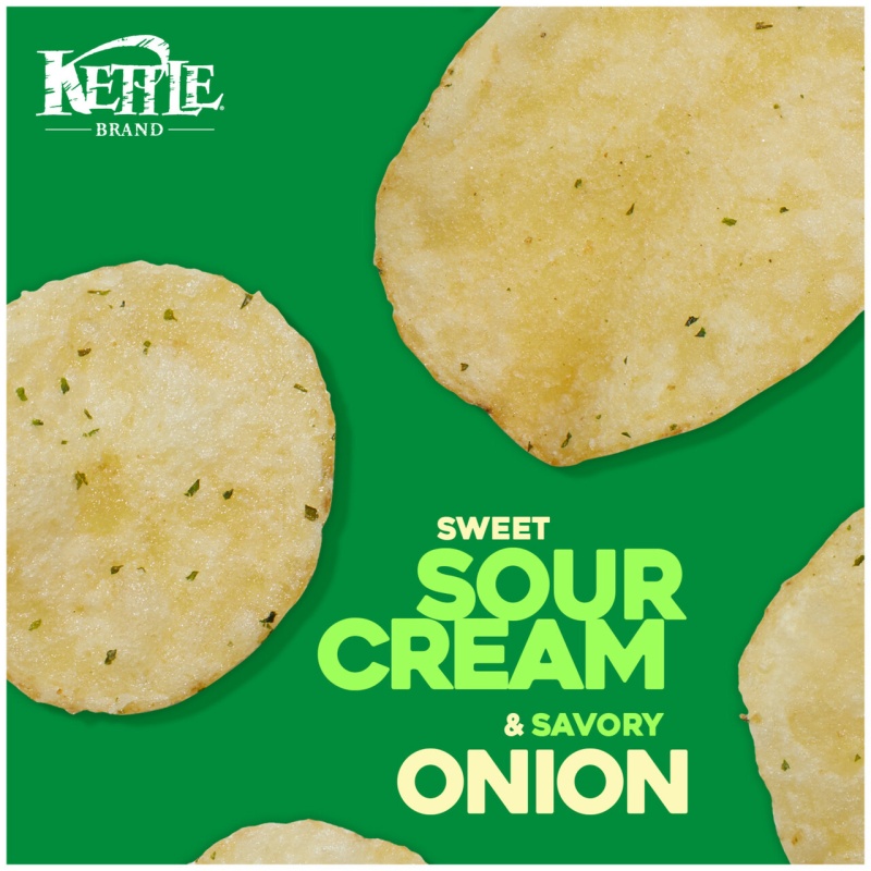 Kettle Chips Sour Cream & Onion Potato Chips (15X5 Oz)