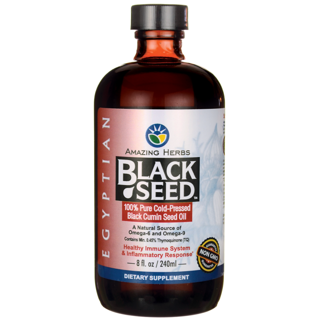 Amazing Herbs Black Seed Egyptian Amazing Herbs Black Seed Oil (1X8 Oz)