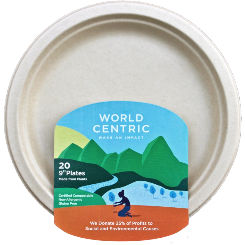 World Centric Fiber Plate 9In (12X20 Ct)