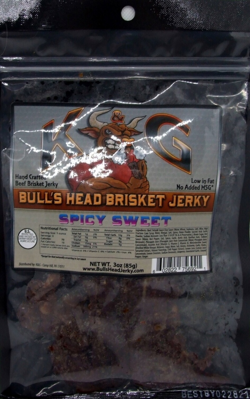 Spicy Sweet Brisket Beef Jerky