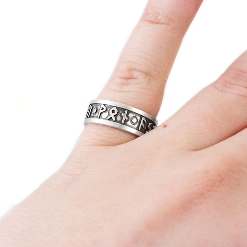 Faith Hope Love Futhark Rune Ring - Buy Online