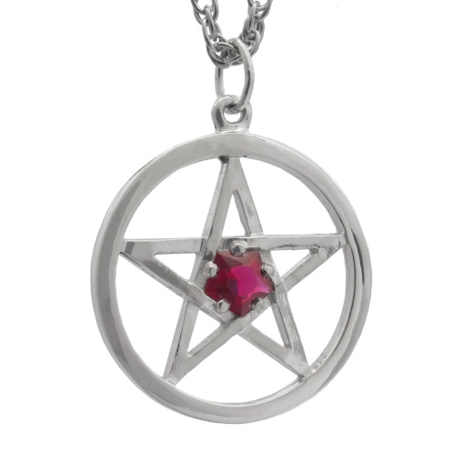 Harry Dresden's Pentacle Necklace With Ruby