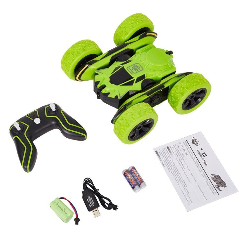 2.4Ghz 4Wd Rc Car Remote Control Off Road Electric Race Double Sided Car Tank Vehicle 360 Degree Spins