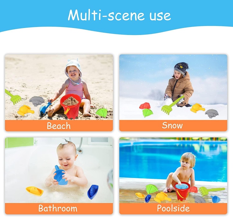 (Out Of Stock) Kids Play Sand And Water Activity Table For Toddlers With Umbrella, Summer Beach Activity Toy Set For Outdoor