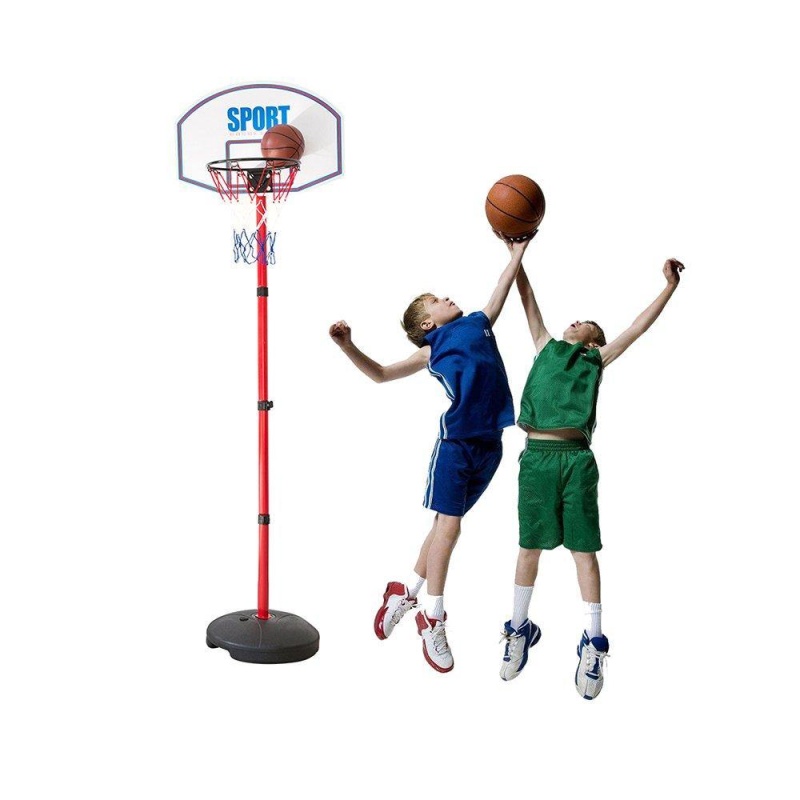 Height Adjustable Protable Basketball Set, Indoor And Outdoor Fun Toys