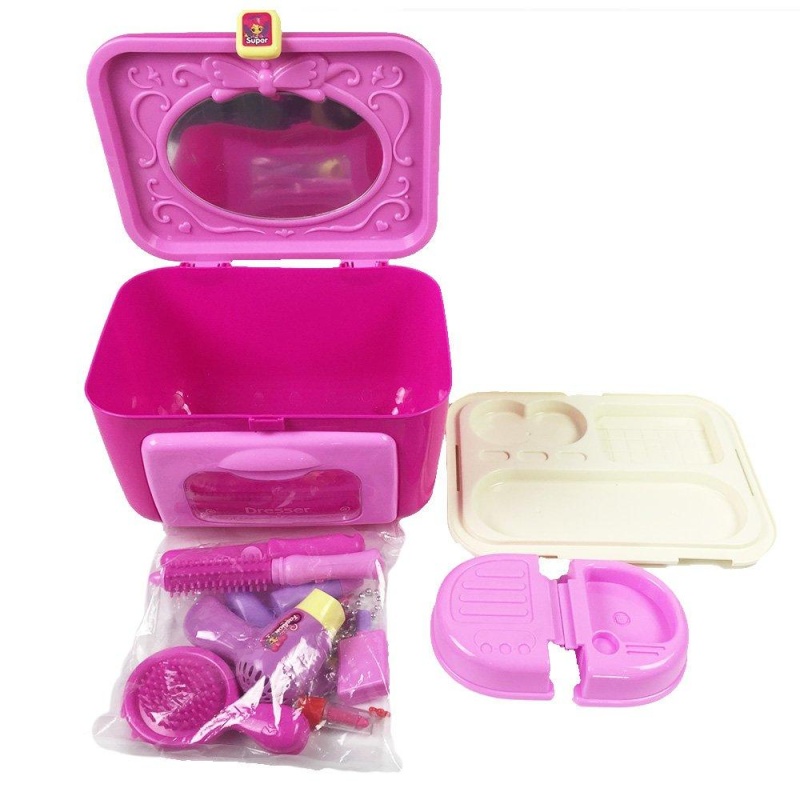 Girl Hairdresser Pretend Play Toy Fashion Beauty Play Set