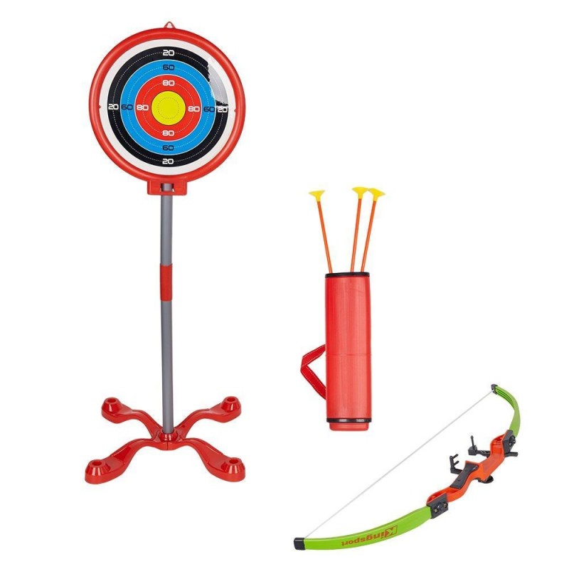 (Out Of Stock) Archery Play Toy Set For Kids With Target Bow And Arrow