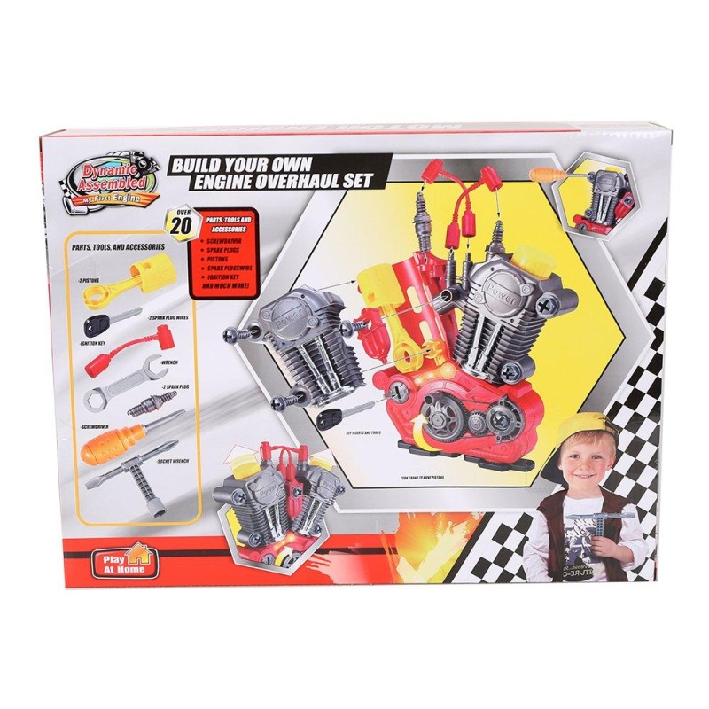 (Out Of Stock) Build Your Own Engine Power Play Set With Tool