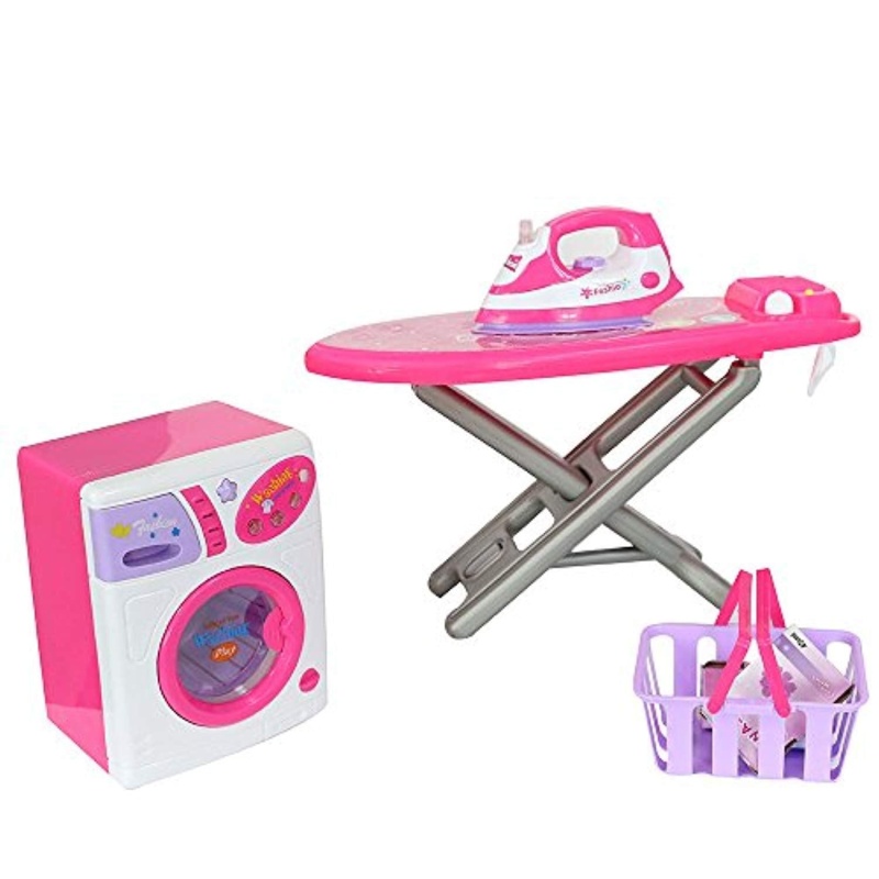 Housekeeping Playset Electric Iron& Washing Machine For Kids
