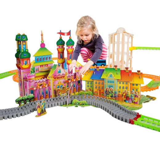 Colorful Racing Track, Early Education Toy For Cultivating Creativity