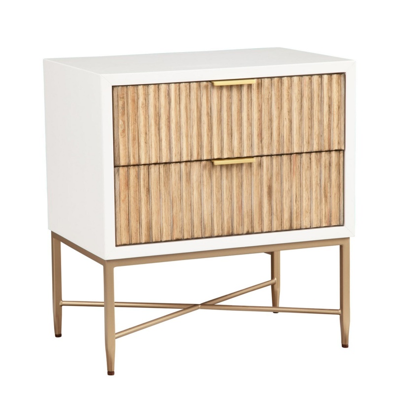 Eli 26 Inch 2 Drawer Nightstand