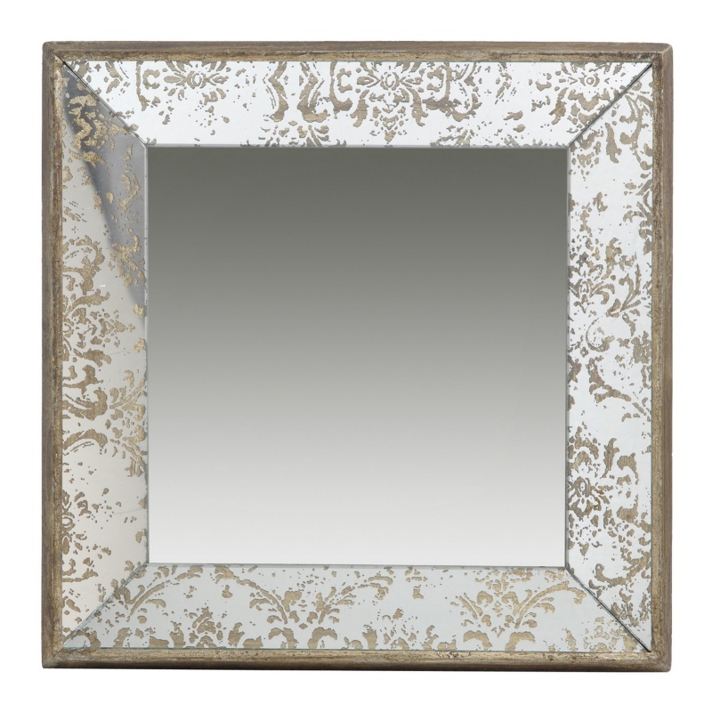 Filo 15 Inch Square Accent Wall Mirror