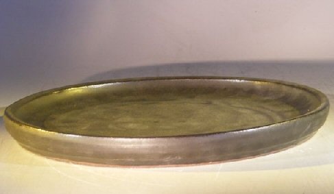 Black Ceramic Humidity/Drip Bonsai Tray