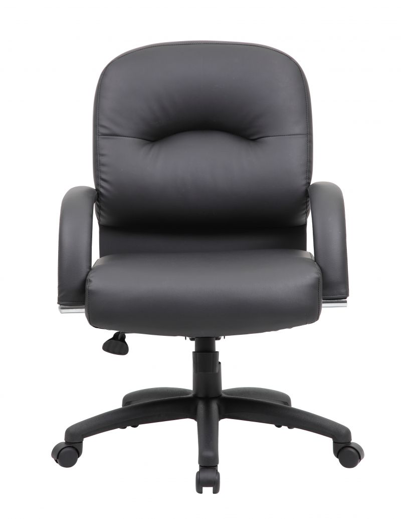 Boss Mid Back Caressoft Chair In Black
