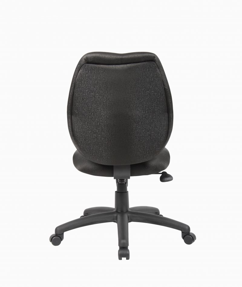 Boss Mid-Back Task Office Chair Without Arms, Black