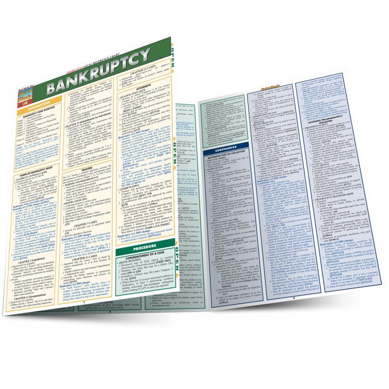 Quickstudy | Bankruptcy Laminated Reference Guide