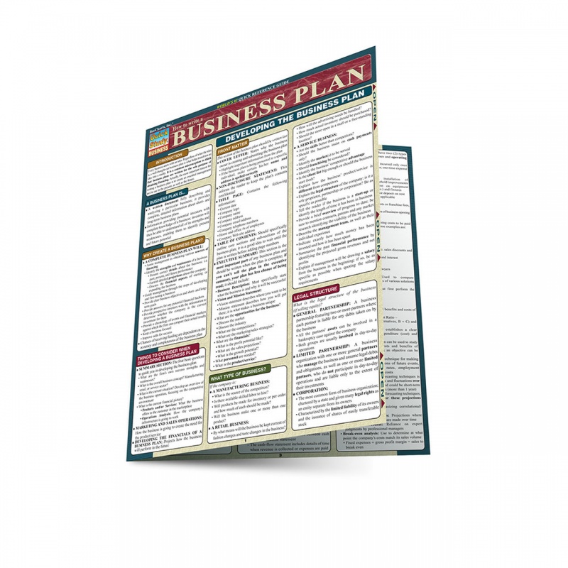 Quickstudy | How To Write A Business Plan Laminated Reference Guide