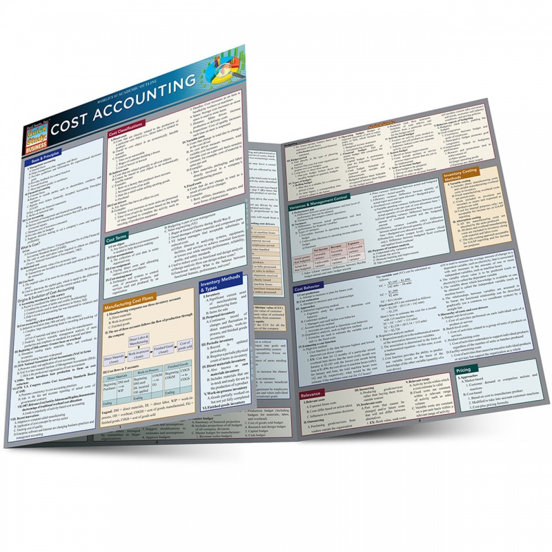 Quickstudy | Cost Accounting Laminated Reference Guide
