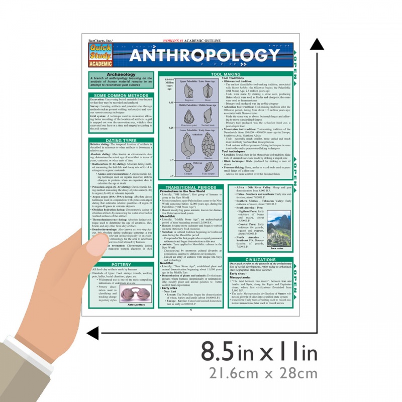Quickstudy | Anthropology Laminated Study Guide