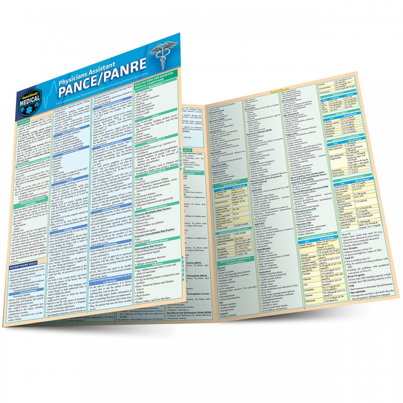 Quickstudy | Physician Assistant Pance/Panre Laminated Reference Guide