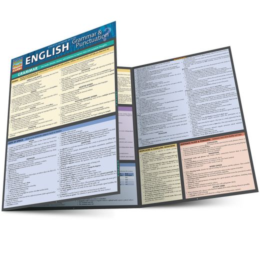Quickstudy | English: Grammar & Punctuation Laminated Study Guide