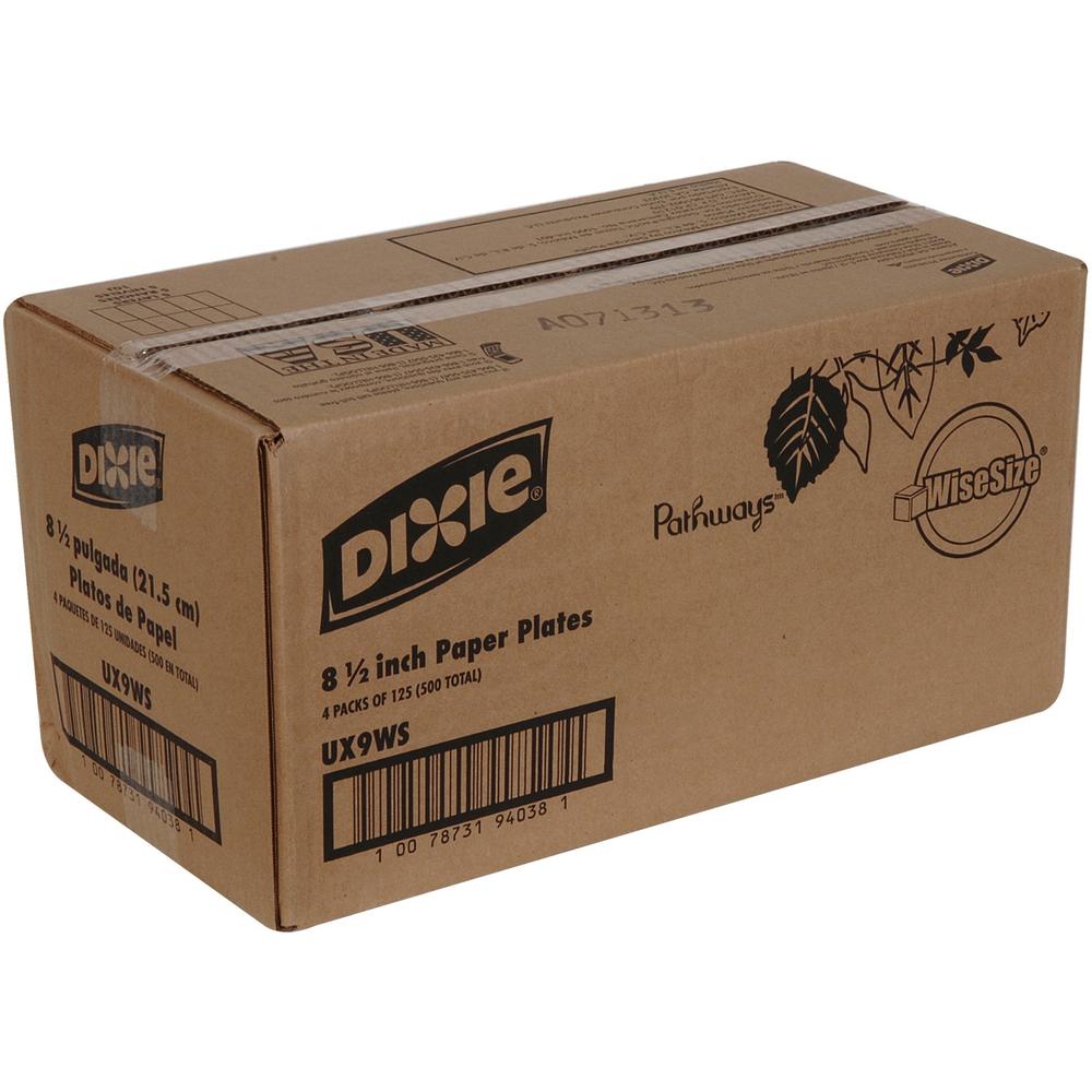 Dixie Pathways Soak-Proof Shield Mediumweight Paper Plates | AMORSUPPLY