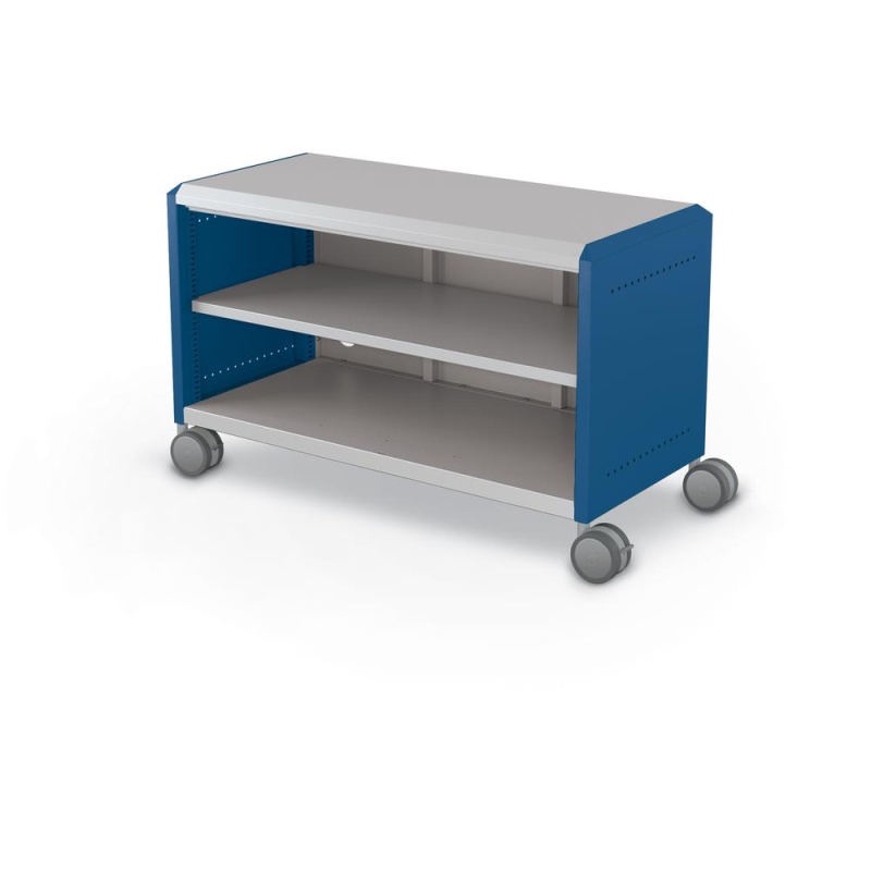 Moore Compass Cabinet – Maxi H1, Shelves / Casters, Navy