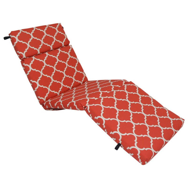 72-Inch By 24-Inch Polyester Outdoor Chaise Lounge Cushion 93475-Od-159