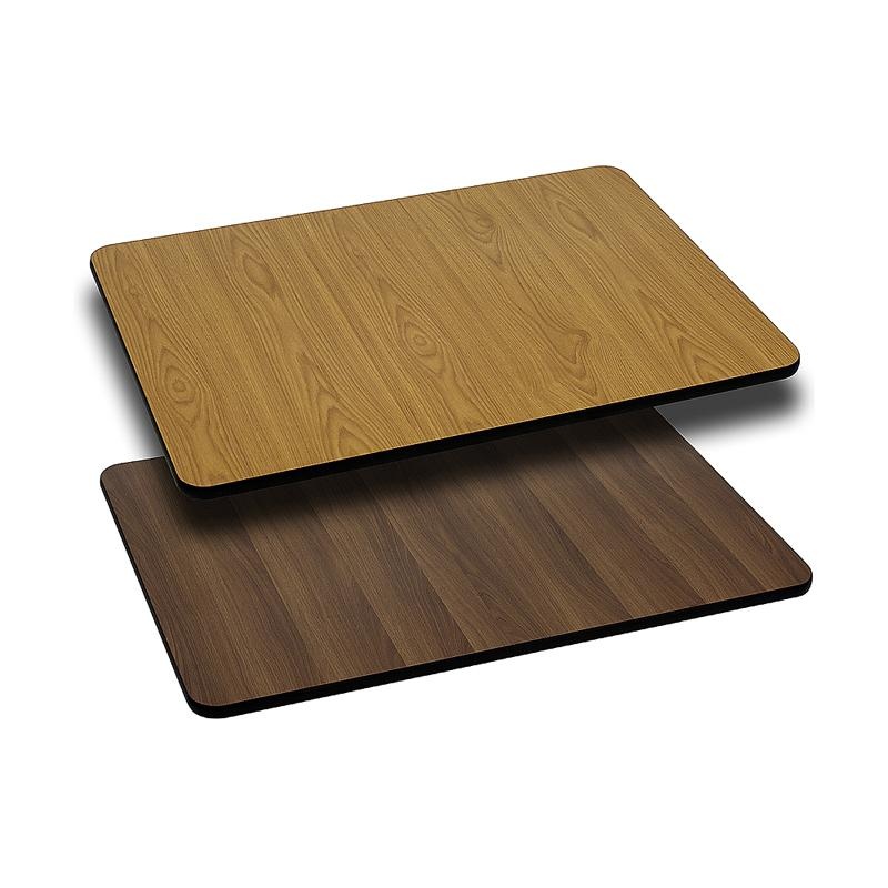30'' x 42'' Rectangular Table Top with Reversible Laminate Finish